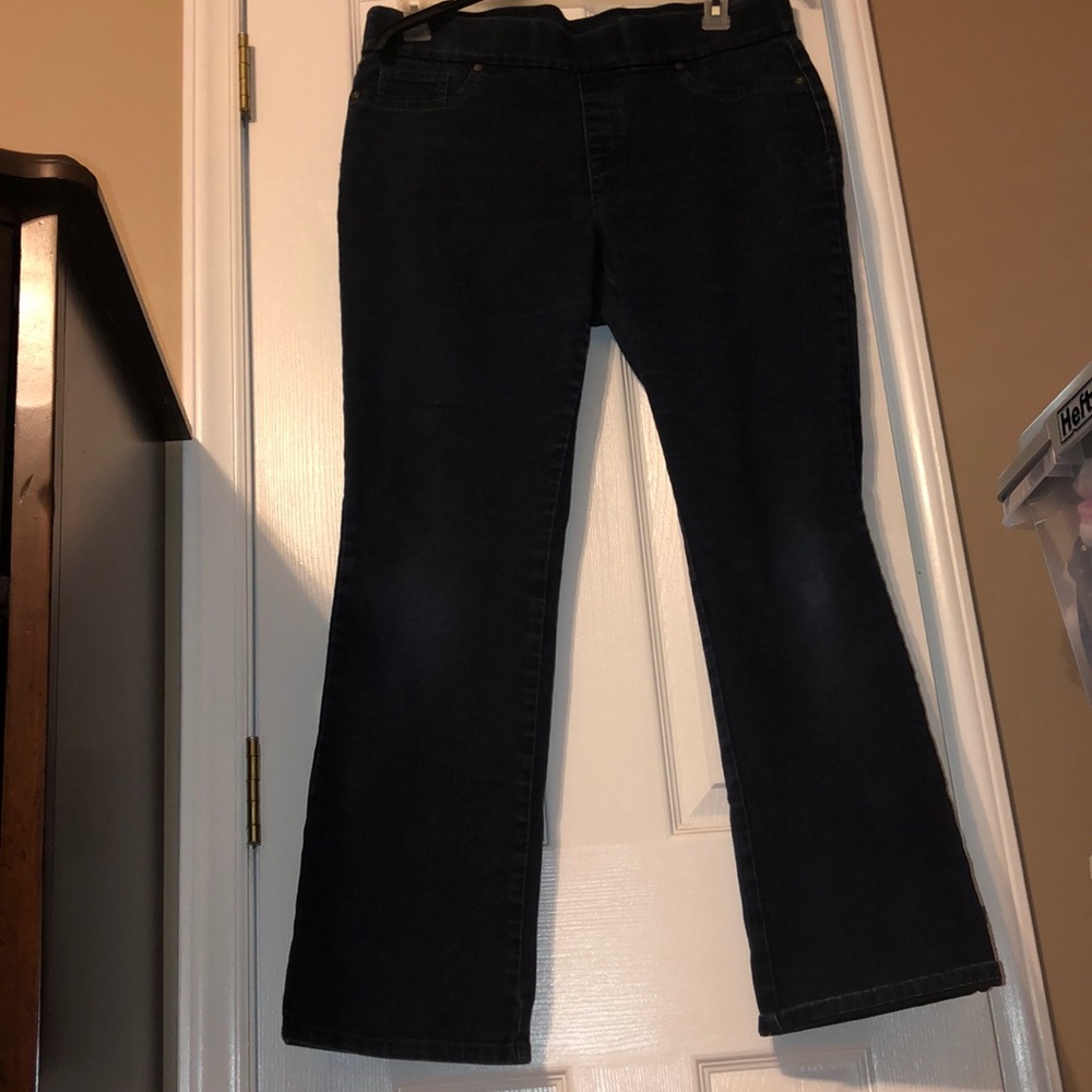 Style & Co Dark Wash Heavy Straight Leg Jegging